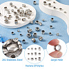 Mega Pet 72Pcs 12 Style 201 Stainless Steel Beads STAS-MP0001-12-4