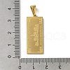 PVD Vacuum Plating 304 Stainless Steel Pendants STAS-B069-14G-3
