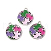 Alloy Enamel Pendants ENAM-J650-02P-02-2
