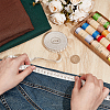 10 Yards Printed Ruler Polyester Ribbon OCOR-WH0070-147-3