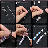 SUNNYCLUE 20Sets DIY Beaded Stainless Steel Pendant Decorations KEYC-SC0001-21-3