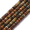Natural Polychrome Jasper/Picasso Stone/Picasso Jasper Beads Strands G-L624-H04-6x2mm-2