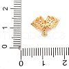 925 Sterling Silver Clear Cubic Zirconia Bowknot with Teardrop Multi-Strand Links STER-M094-01G-3