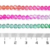 Transparent Painted Glass Beads Strands X1-DGLA-A034-T3mm-A03-3