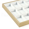 18 Grids Imitation Leather Jewelry Trays CON-G023-02B-3