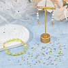 HOBBIESAY 150Pcs Brass Cube Beads KK-HY0003-65-5