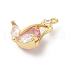 Brass Pendants KK-C062-037G-02-2