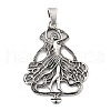 Tibetan Style Alloy Big Pendants PALLOY-D362-02AS-B-1