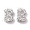 925 Sterling Silver Micro Pave Cubic Zirconia Beads STER-Z005-15P-B-1