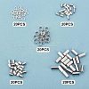Unicraftale 100Pcs 5 Style 304 Stainless Steel Spacer Beads STAS-UN0030-32-5