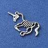 Tibetan Style Alloy Pendants for Halloween PALLOY-O002-10C-AS-2