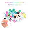 1200Pcs 8 Colors Handmade Polymer Clay Beads CLAY-YW0001-15A-4