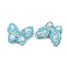 Handmade Polymer Clay Rhinestone Beads CLAY-NH0001-11D-2