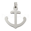 Non-Tarnish 304 Stainless Steel Pendants STAS-M329-06P-1