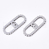 Tarnish Resistant 201 Stainless Steel Links Connectors STAS-N091-41G-2