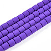 Handmade Polymer Clay Bead Strands CLAY-ZX006-01G-1