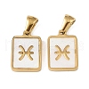 Constellations Natural White Shell Pendants STAS-M338-01H-G-1