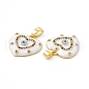 Brass Enamel Pendants KK-E068-VC036-3