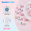 SOFPLATE 60Pcs Acrylic Beads Imitation Shell OACR-SP0001-21-2