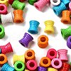 Opaque Acrylic European Beads MACR-F083-02-1