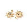 Brass Micro Pave Cubic Zirconia Pendants KK-Z112-02G-2