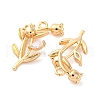 Brass Rhinestone Pendants KK-E793-15G-2