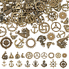 SUPERFINDINGS 108PCS 18Style Alloy Pendants FIND-FH0008-43-1