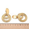 304 Stainless Steel Dangle Stud Earrings EJEW-C142-18G-5