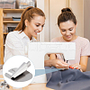 AHADERMAKER 6Pcs 6 Style Stainless Iron Sewing Rolled Hemmer Foot FIND-GA0003-55-7