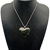 Alloy Crystal Rhinestone & Resin Pendant Necklaces SG2819-7-1