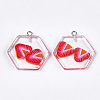 Resin Pendants X-CRES-S359-05B-2