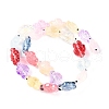 Transparent Glass Enamel Beads Strands GLAA-B021-06A-2