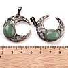 Natural Green Aventurine Pendants G-L602-01R-19-3