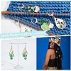 Pot Culture Alloy Enamel Pendant Stitch Markers HJEW-AB00476-4