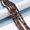 Synthetic Red Turquoise Beads Strands G-P468-18-2