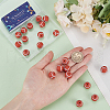 SUNNYCLUE 32Pcs All Kinds of Sports Balls Silicone Beads SIL-SC0001-81A-3