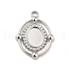 Non-Tarnish 304 Stainless Steel Pendant Cabochon Settings STAS-I197-005P-2