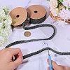 Polyester Chenille Ribbon OCOR-WH0097-36C-3