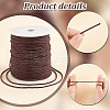 100 Yards Nylon Chinese Knot Cord NWIR-WH0020-03C-4