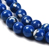 Assembled Synthetic Stone and Trochus Shell Beads Strands G-B128-08A-05-3