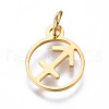 201 Stainless Steel Charms STAS-Q237-M003-8-4