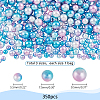  3 Sets 3 Styles Plastic Imitation Pearl Beads FIND-PH0020-95-2