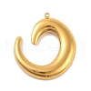 Ion Plating(IP) 304 Stainless Steel Pendants STAS-N103-163G-1