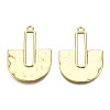 Rack Plating Alloy Pendants PALLOY-F286-05G-2