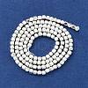 Electroplated Synthetic Non-Magnetic Hematite Beads Strands G-U003-07-2