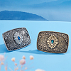 ANATTASOUL 2Pcs 2 Colors Western Alloy Belt Buckles FIND-AN0001-03-7