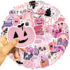 Halloween 50Pcs PVC Adhesive Waterproof Stickers Self-Adhesive Stickers PW-WGE8137-01-4