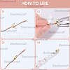 Beebeecraft 300Pcs 3 Styles Brass Bead Tips KK-BBC0015-71-6
