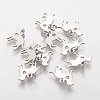 Non-Tarnish 304 Stainless Steel Puppy Pendants STAS-Q201-T464S-1
