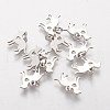 304 Stainless Steel Puppy Pendants STAS-Q201-T464S-1